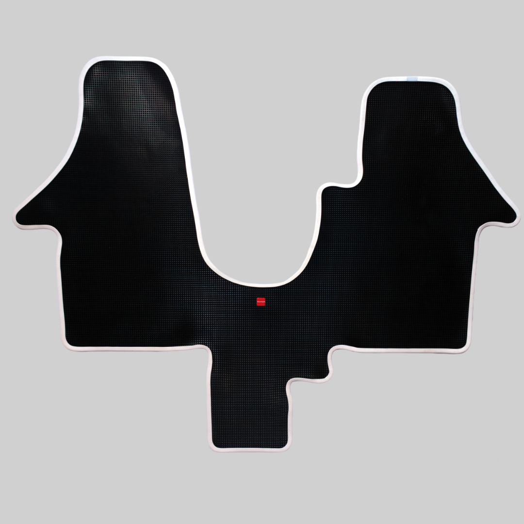 Custom-Fit Rubber Cab Mat – VW T5 / T6 (Two-Seater Models)